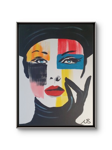 Handgemalt 12x16 pop art - 12x16,