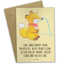 Grußkarte Fuchs Magensonde -