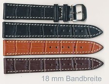 Echtes leder uhrenband - echtes, leder-uhrenband