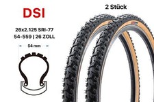 2 Stück 26 Zoll Fahrrad Reifen 26x2.125 Mountain Bike Retro MTB 54-559 Classic