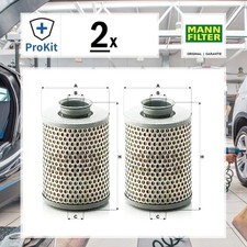 2x ORIGINAL® Mann-Filter P
