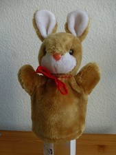 Handpuppe Plüsch Hase
