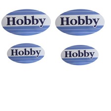 Hobby Aufkleber 4er Set
