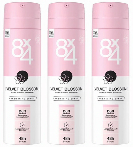 8x4 deo deodorant velvet - 8x4,