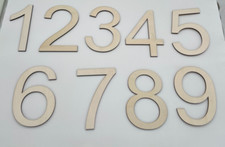 Holz Zahlen Ziffer Nummer 0-9 .+- Wunschgröße 2-35 cm Lernen Zählen Preistafel