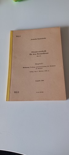 Dienstvorschrift für den - db,