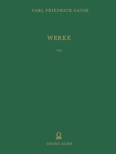 Carl friedrich gauß werke - |,