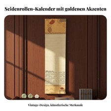 Seiden-Kalenderscroll 2026