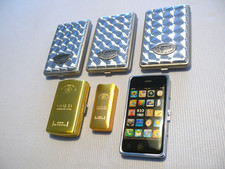 Zigarettenetui SPIRIT OF ST. LOUIS, Goldbarren, Konvolut