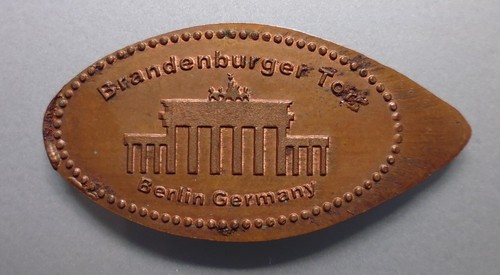 Elongated coin quetschmünze - elongated,