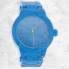 Oozoo Damen Armbanduhr Timepieces Analog Plastik blau UOC3681A