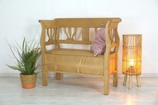 kleine Schwedenbank im Landhausstil Truhenbank in Weichholz "100 cm breit"