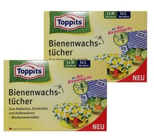 2x Toppits Bienenwachstücher