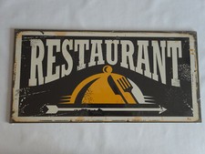 Restaurant, Deko Schild, 20 x