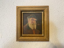 Antikes Ölgemälde, signier