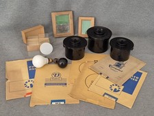 DDR Fotolabor Zubehör Entwicklerdosen Belichtungsrahmen Dunkelkammer-Beleuchtung