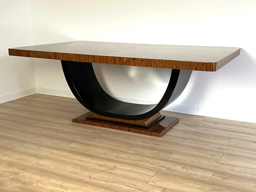 Ausziehbarer art déco - ausziehbarer, art-déco-tisch