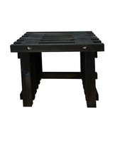 Hocker, schwarz, aus