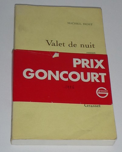 Michel host prix goncourt - goncourt, 1986