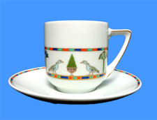 Kaffeetasse mit Unterteller