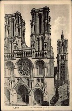 1. Weltkrieg World War I. Feldpostkarte Laon Westfront 1916 nach Steinhorst gel.