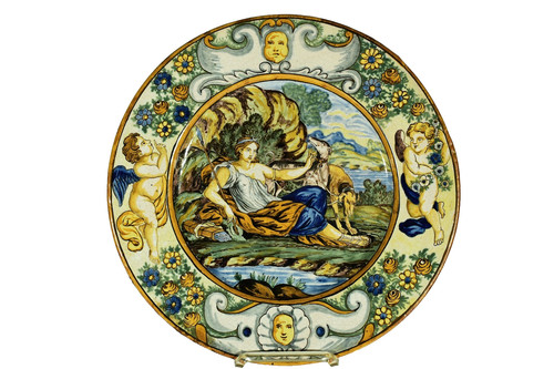 Historismus majolika - majolika, °