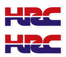 2 Honda HRC Aufkleber Sticker Logo Emblem 11,0  x 4,0 cm
