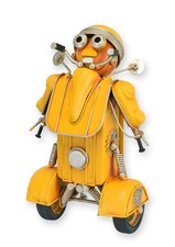 Ein Blechmodell Roboter