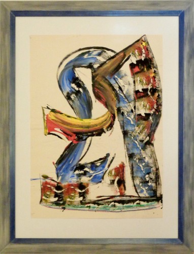 Original acrylic paper - original, on