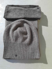 Hess Natur, Maas Natur, Damen Set: Mütze, Schal, Handstulpen aus reiner Yakwolle