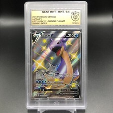 LAPRAS V SHINY FULLART SV110/SV122 GSG 8.5 POKEMON KARTE SHINING FATES DEUTSCH