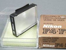 Nikon Einstellscheibe Mattscheibe Focusing Screen Typ B f. F4/F4s, Top OVP boxed