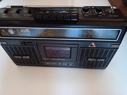 Sharp 8181 ghettoblaster - sharp,