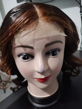 16" Echthaar Wellige Perücke