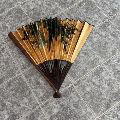Großer fächer gold asiatisch - großer,