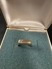 Goldring 585er Weißgold mit 3