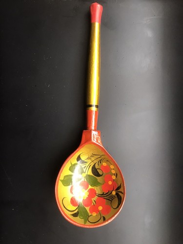 Khokhloma udssr cccp löffel - khokhloma,