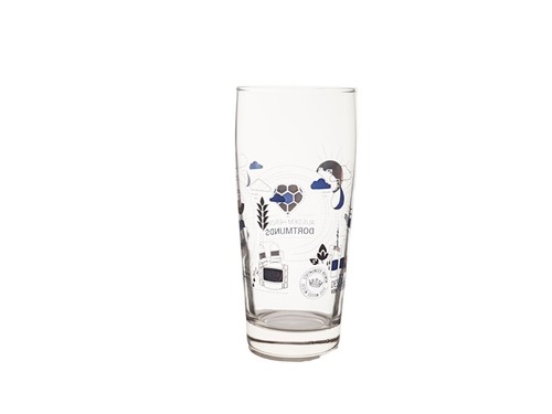 Dortmunder kronen bierglas - dortmunder,