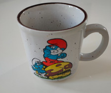 Tasse Kaffeetasse Kindertasse Papa + Schlaubi Schlumpf Lustig Schlümpfe 200ml