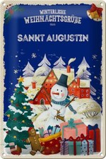 Blechschild Weihnachtsgrüße