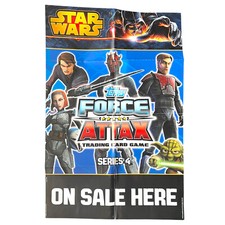 Star Wars: The Clone Wars -  Force Attax Serie 4 - Werbeposter – 2013 - NEU