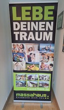 Rollup Ständer für Plakate 200 x 85 cm Banner Werbetechnik Aluminium