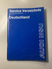 1970 original AUDI NSU Service