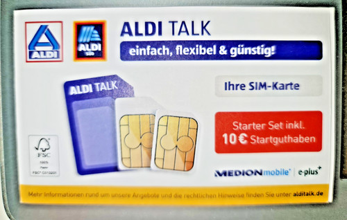 Aldi talk sim - karte, 10