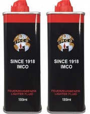 IMCO Benzin 2 x Das Original mit 133ml Feuerzeug Benzin auch für Zippo geeignet