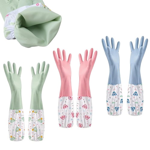 Lange gummihandschuhe - lange,