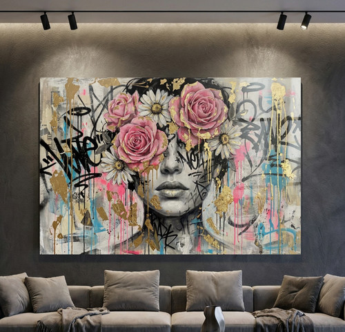 Wandbild abstraktes - wandbild.,