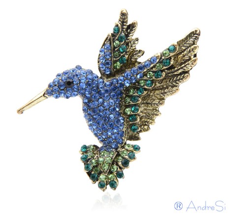 Blauer kristall kolibri - blauer, kristall-kolibri