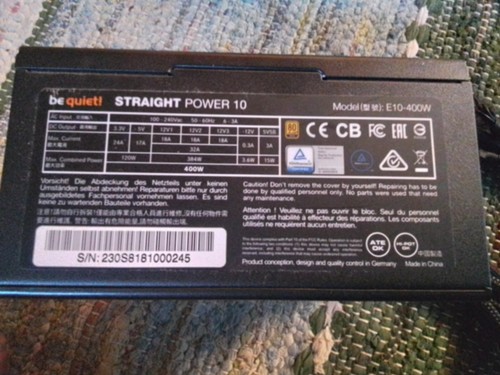 Quiet straight power 10 - be,