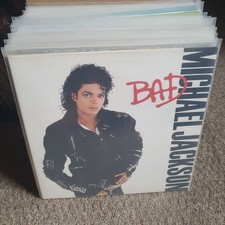 Michael Jackson - Bad - Vinyl  LP - 1987 - UK - 	Epic – 450290 1